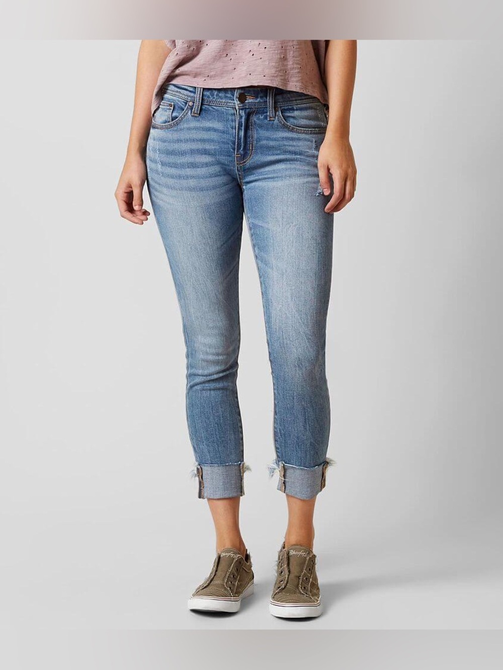 BKE Stella Mid-Rise Skinny Stretch Jean Sweeny Size 23